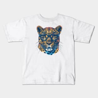 Spotted Specs Appeal: The Classy Cat with Shades! Kids T-Shirt